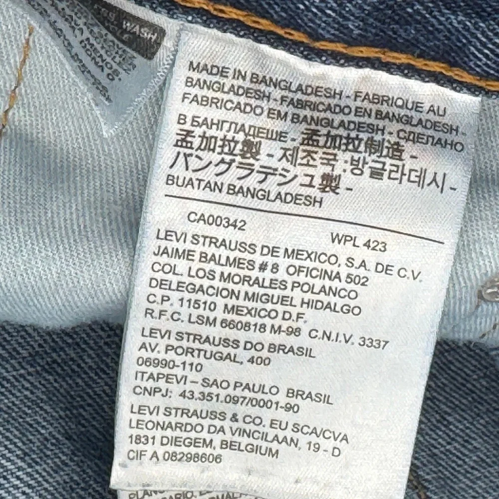 Levis 550 Relaxed Fit Jeans Mens W38 L30 Blue‎ Denim Pants 5 Pocket